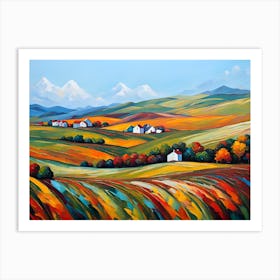 Landscape Painting 5 Art Print