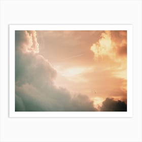 Warm Summer Clouds Art Print