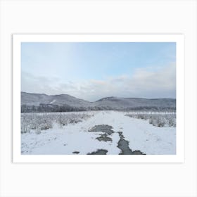 Snowy Landscape 3 Art Print