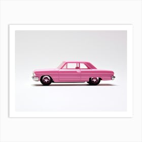 Toy Car Custom 62 Chevy Pink Art Print