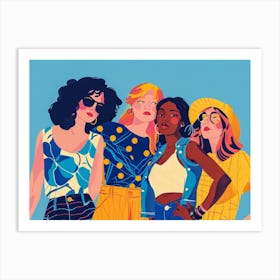 Group Of Women 15 Art Print