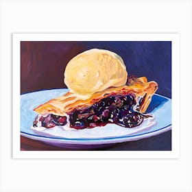 Blueberry Pie Art Print