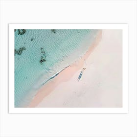 Aerial View Of A Beach 5 Art Print