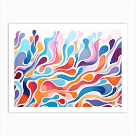 Abstract Background Art Print