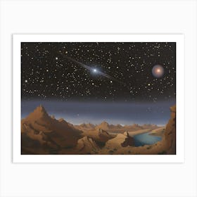 The Primary Matter That Is To Constitute The Cosmos (6th Art) Art Print