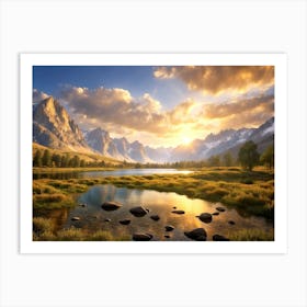 Among The Sierra Nevada California 3 Art Print