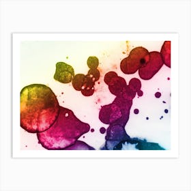 Alcoholic Ink Is Morning Glory 1 Art Print