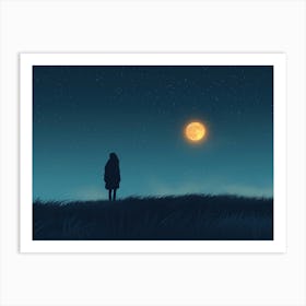 Moonlight 4 Art Print