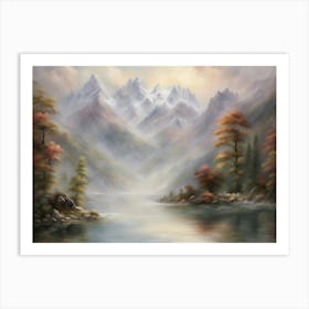 Mountain Lake Art Print