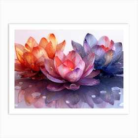 Lotus Flower 69 Art Print