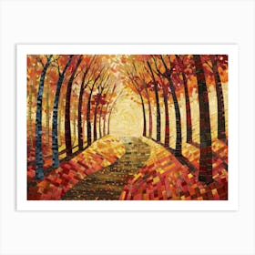 Autumn Path 5 Art Print