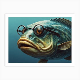 Default Of A Huge Big Fish Art Print