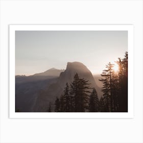 California Mountain Sunrise Art Print