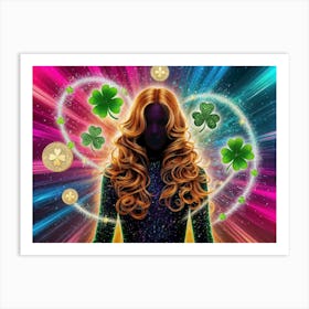 I am Feeling Lucky Art Print