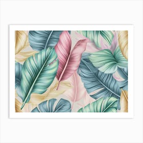 Tropical Leaves Art Print