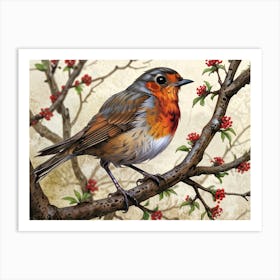 Robin 30 Art Print