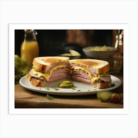 Ham Sandwich Art Print