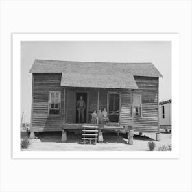 Untitled Photo, Possibly Related To Front Porch Of Sharecropper Cabin, Southeast Missouri Farms By Russell 1 Art Print