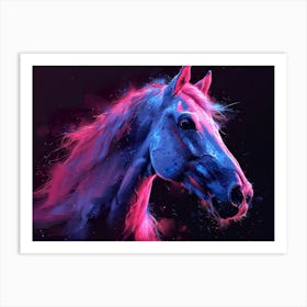 Horse Head Painting Art Print