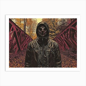 Man In A Hoodie 1 Art Print