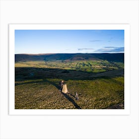 Aerial Wedding Photography Art Print