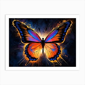 Butterfly Painting Art Print