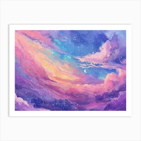 Nebula Painting Art Print