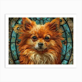 Pomeranian Fine Art Portrait 2 Art Print