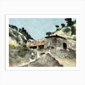 Landscape With Water Mill, Paul Cézanne Art Print