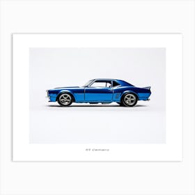 Toy Car 67 Camaro Blue Poster Art Print