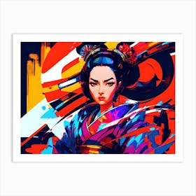 Geisha 127 Art Print