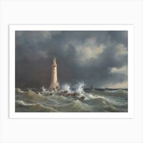 Eddystone Lighthouse Art Print