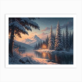 Winter Wonderland 1  Art Print