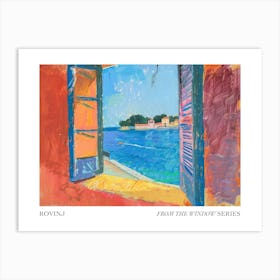 Rovinj From The Window Series Poster Painting 1 Art Print