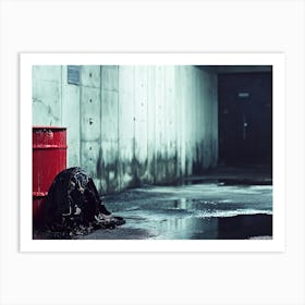 Dreary Street Scene Art Print