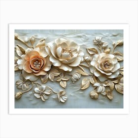 Flower Wall Art 5 Art Print