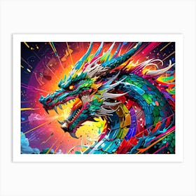 Dragon Painting 3 Art Print