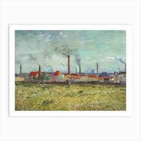 Factories At Clichy (1887), Vincent Van Gogh Art Print