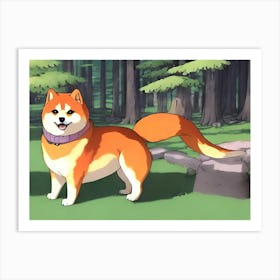 Shiba Inu 1 Art Print