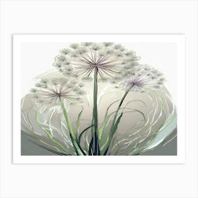 Allium 4 Art Print