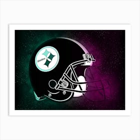 Pittsburgh Steelers Helmet Style Art Print