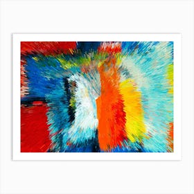 Acrylic Extruded Painting 296 Art Print