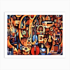 Musical Collage - Abstract Music Art Print