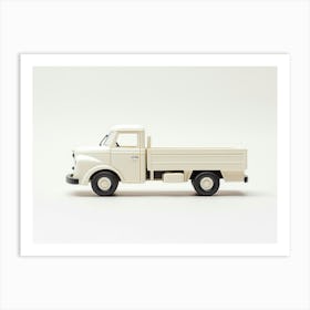 Toy Car White Truck Art Print