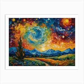 Starry Night 87 Art Print