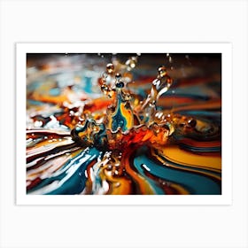 Splash Of Color Art Print