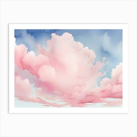 Pink Clouds In The Sky 3 Art Print