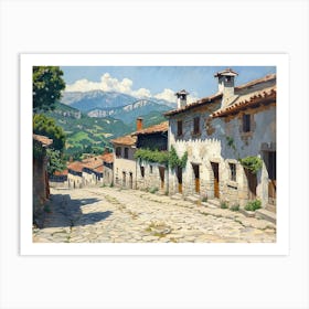 Street In Spain Art Print