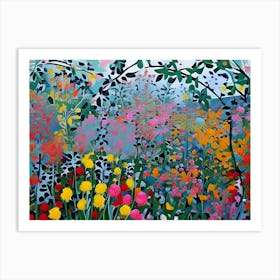 Garden In Bloom 1 Art Print