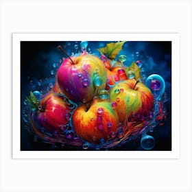 Fruit Splash 3 Art Print